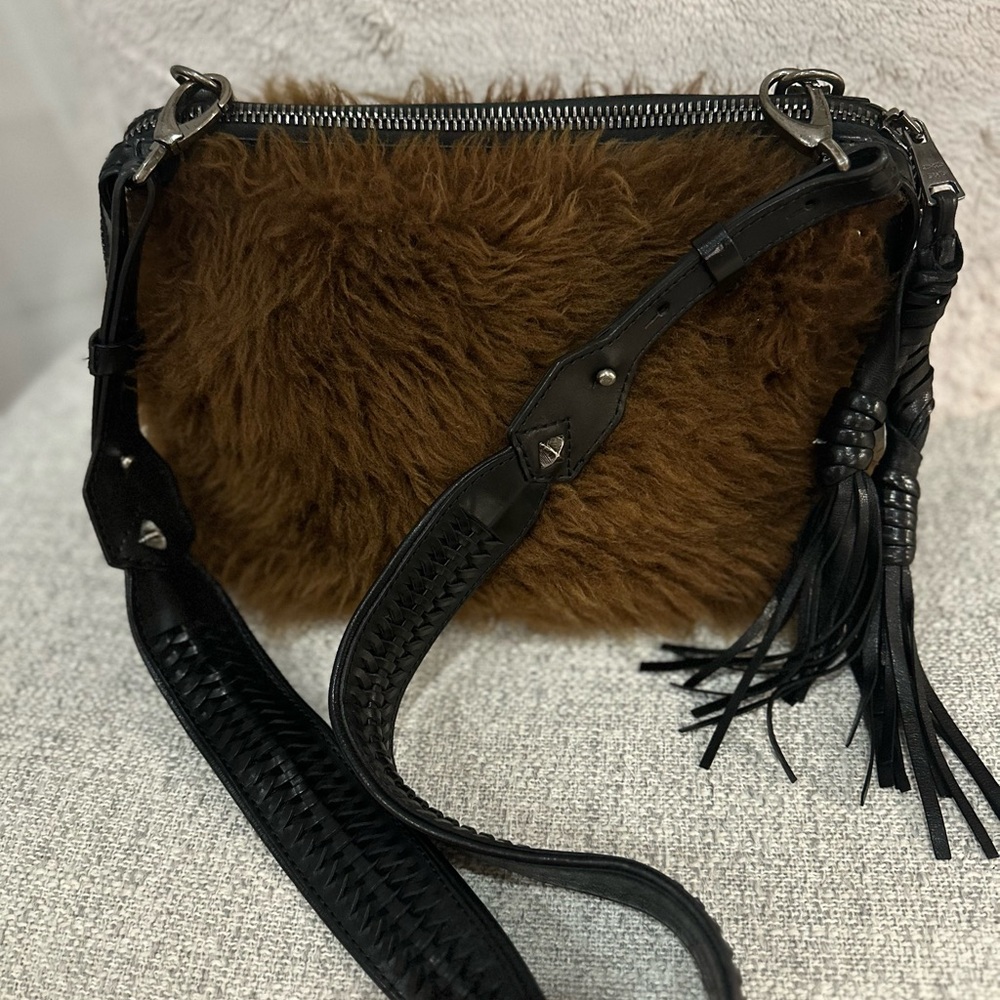 Giorgio Brato shearling bag